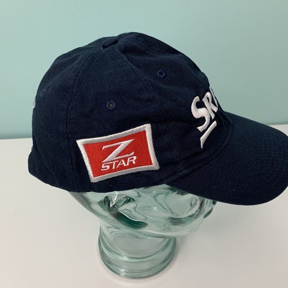 Srixon ZStar Truckers Hat Strap Back Mens Blue Golf Logo Adjustable Baseball Cap - Picture 4 of 11